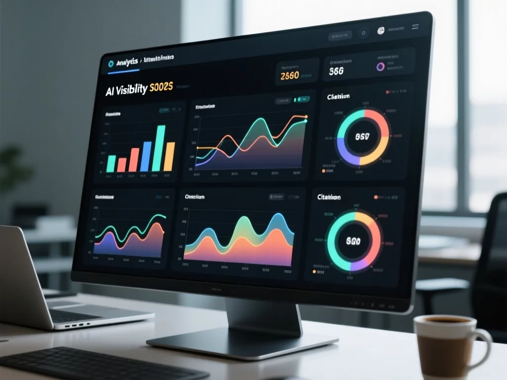 Dashboard audit dịch vụ GEO và AI Visibility