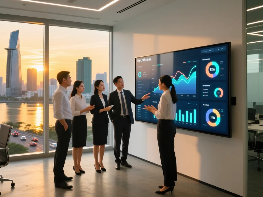 Đội ngũ marketing Việt Nam triển khai dịch vụ GEO